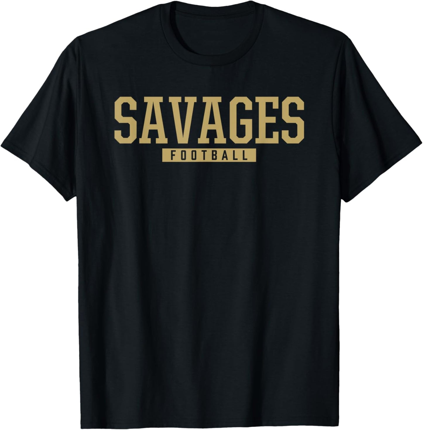 Broken Bow Savages Football HS T-Shirt - T-Shirt | Black