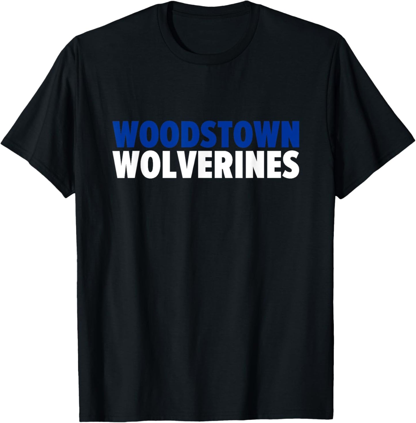 Woodstown Wolverines Bold T-Shirt - T-Shirt | Black