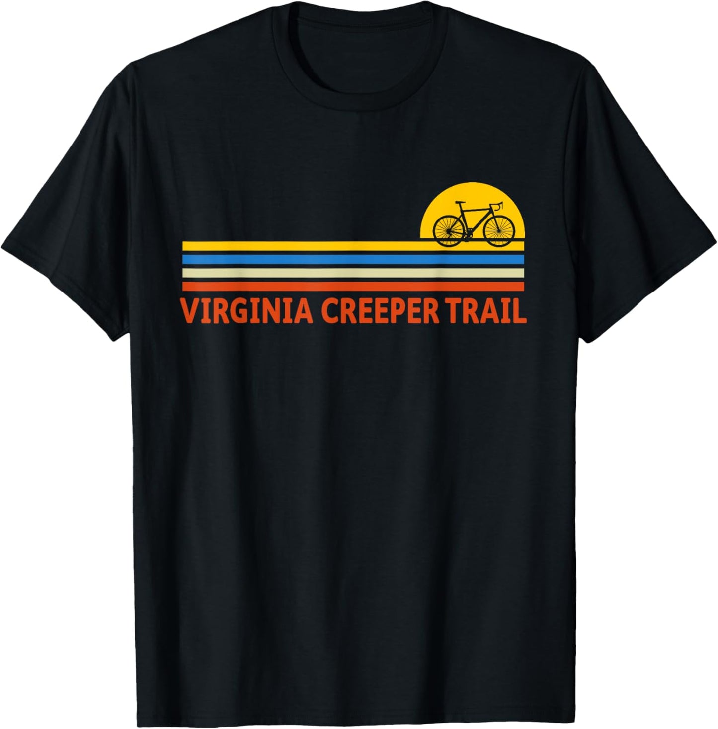 Virginia Creeper Trail Outdoor Adventure Nature Hike T-Shirt - T-Shirt | Black