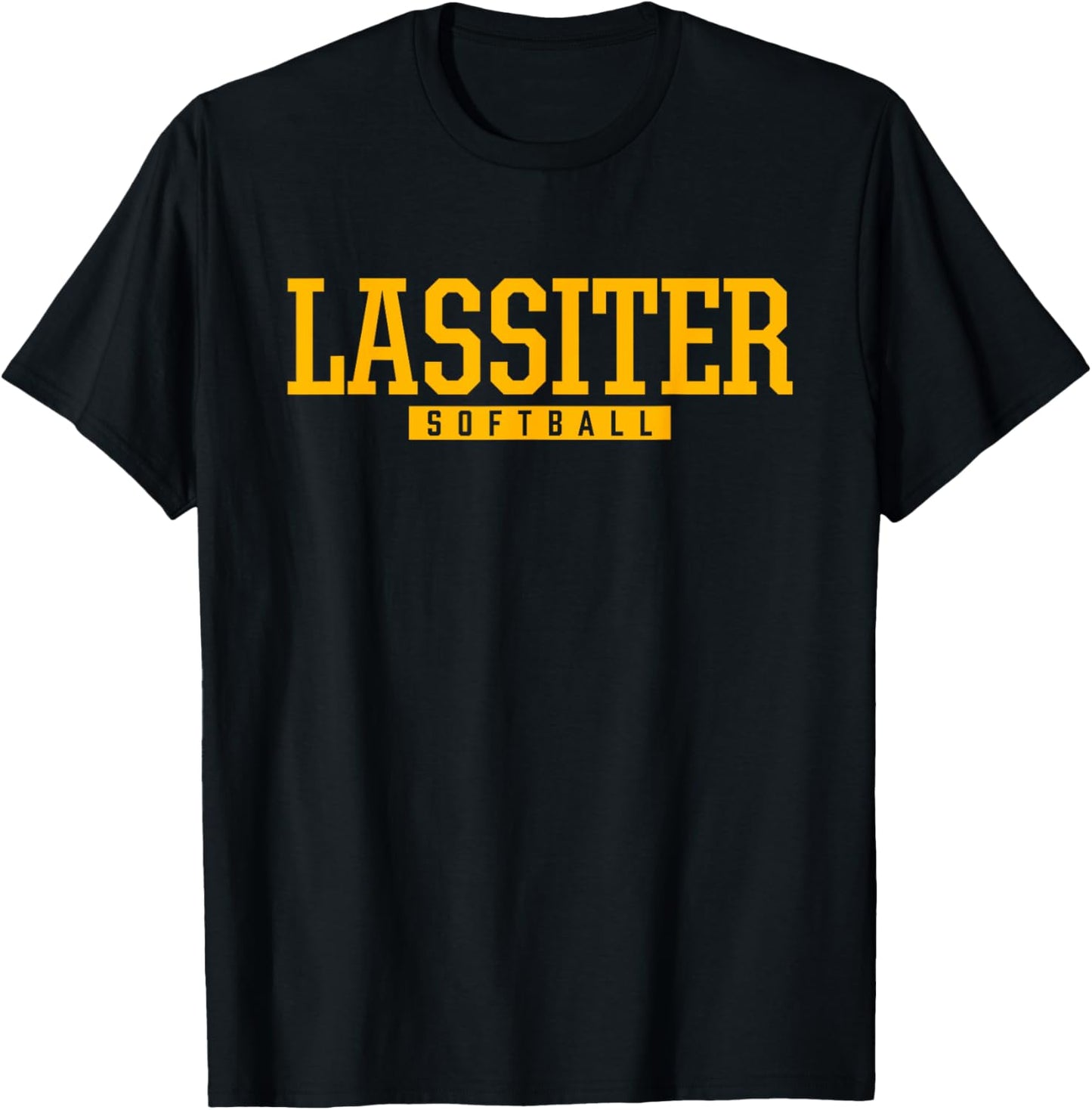 Lassiter High School Softball T-Shirt - T-Shirt | Black