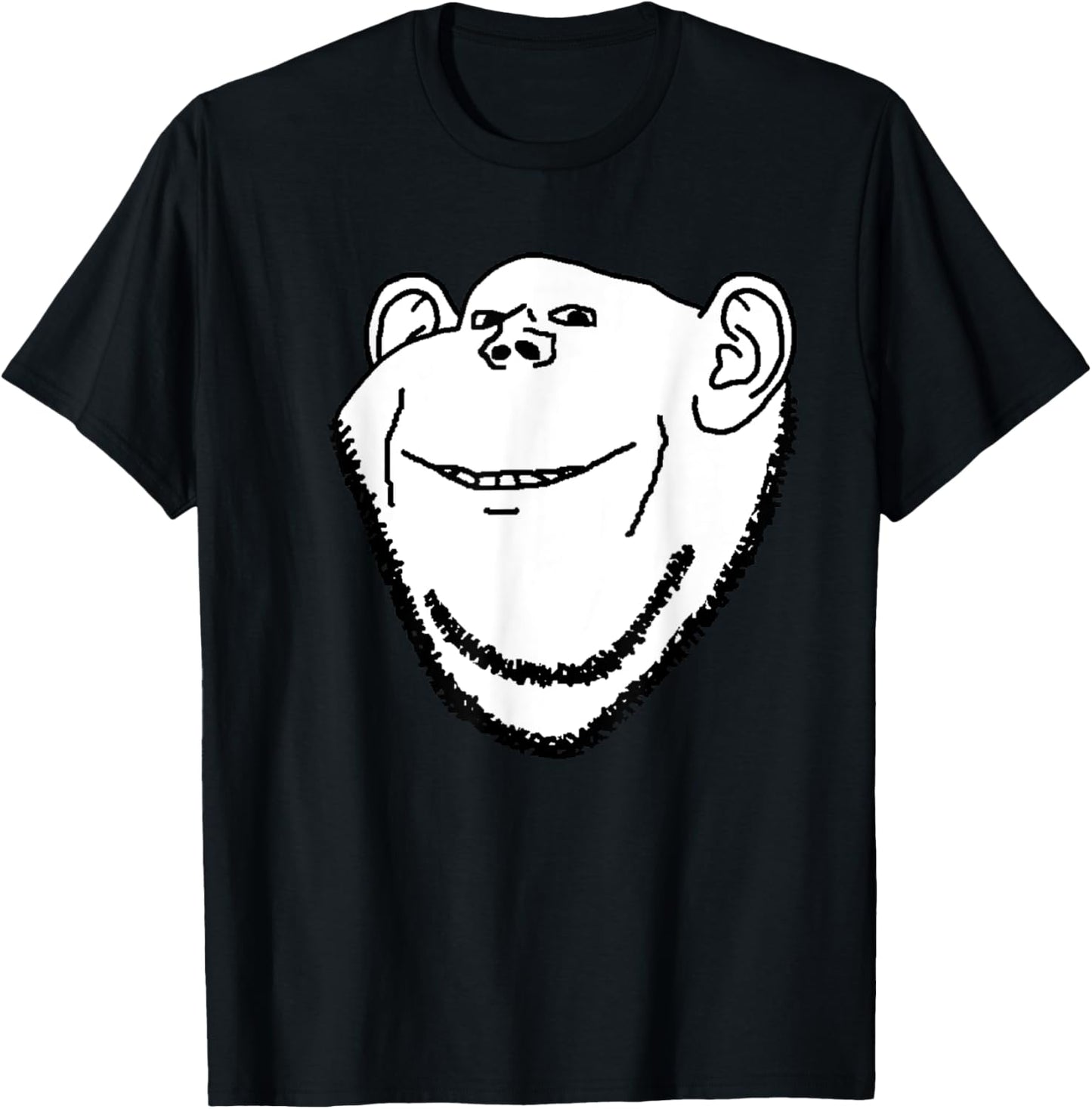 Soyjak Soy Wojak Soyboy Internet Meme Impish Ears Swede T-Shirt - T-Shirt | Black