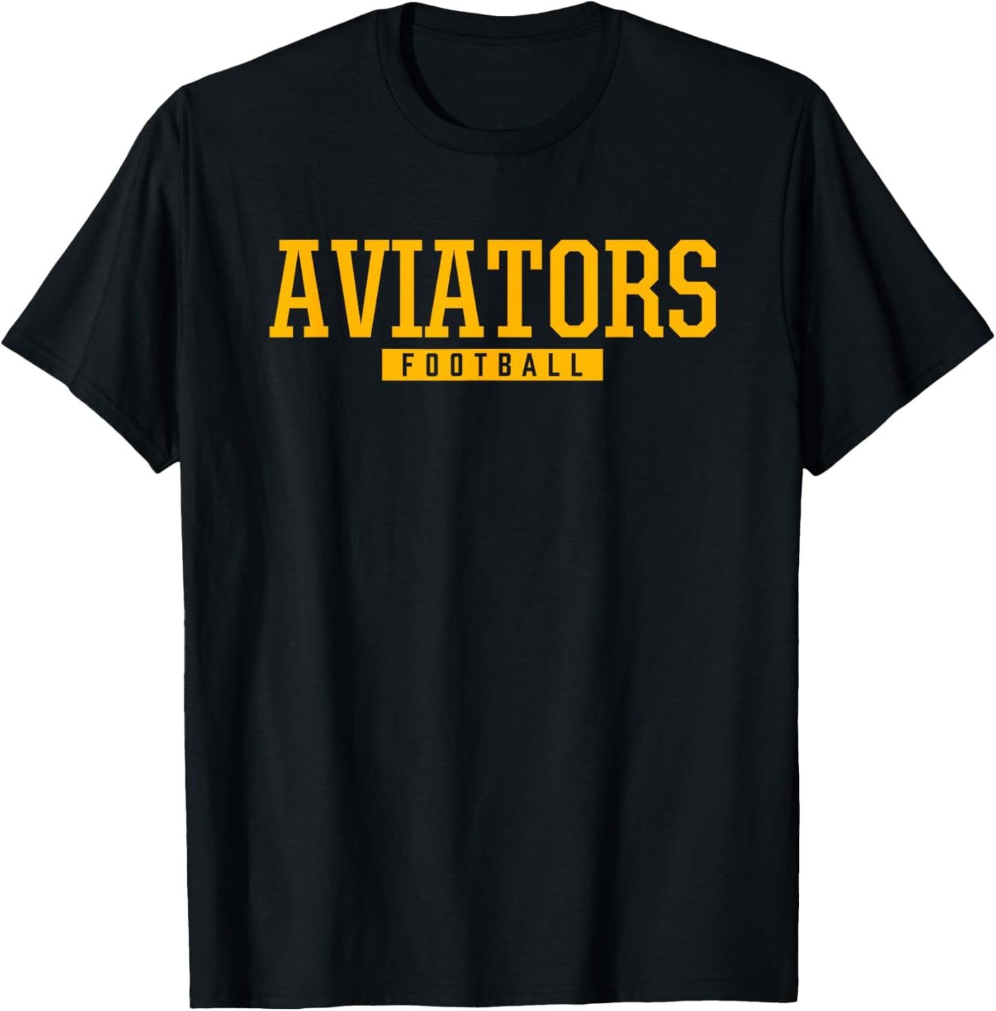 Sycamore Aviators Football HS T-Shirt - T-Shirt | Black
