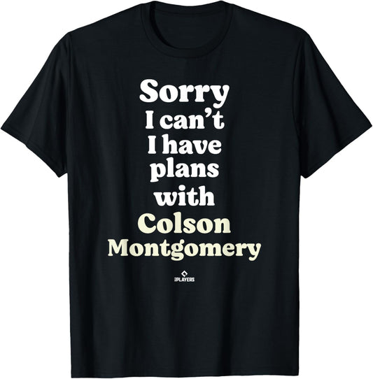 Colson Montgomery Prospect Baseball Fan Gear T-Shirt - T-Shirt | Black