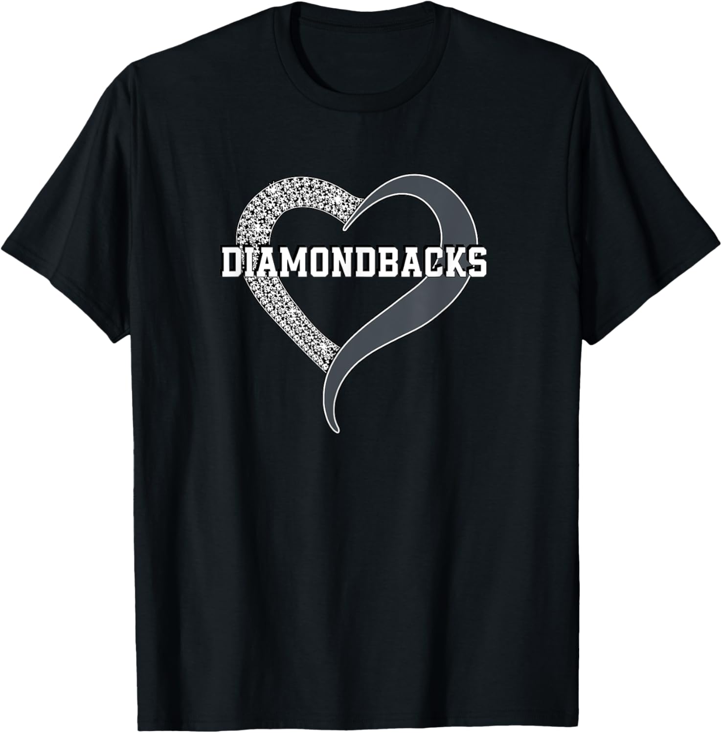 Diamondbacks Century Diamond Heart HS T-Shirt - T-Shirt | Black