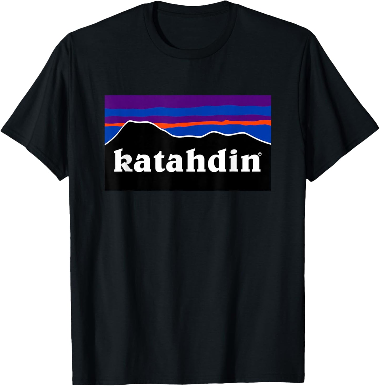 Mount Katahdin Maine T-Shirt - T-Shirt | Black