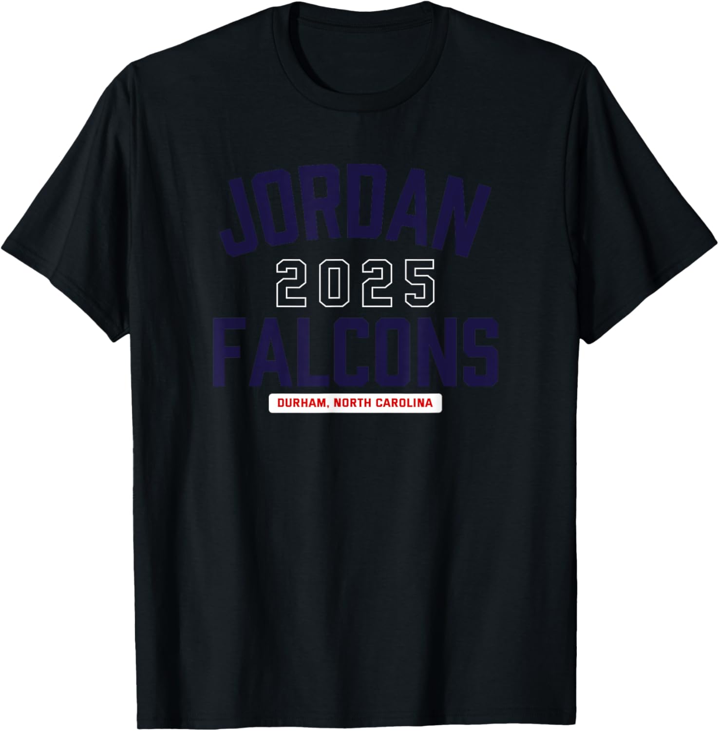 Jordan Falcons Durham, North Carolina 2025 T-Shirt - T-Shirt | Black
