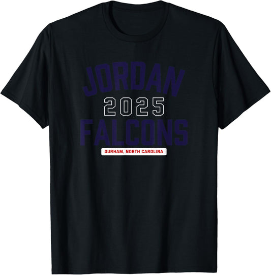 Jordan Falcons Durham, North Carolina 2025 T-Shirt - T-Shirt | Black