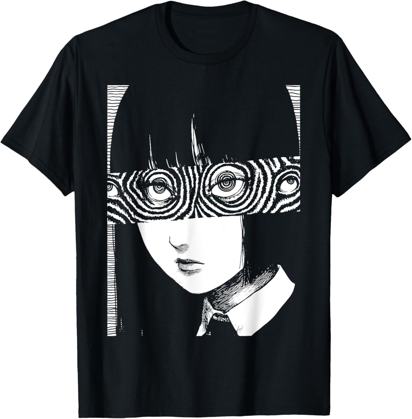 Horror Anime Manga | Japan Japanese Creepy Kawaii Goth T-Shirt - T-Shirt | Black