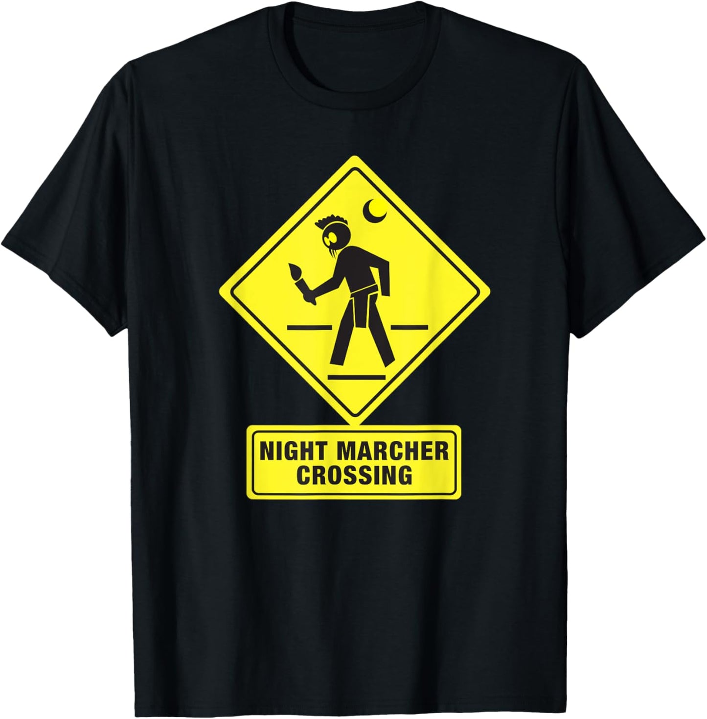 Night Marcher Crossing Hawaii Ghost funny T-Shirt - T-Shirt | Black