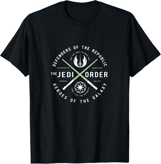 Star Wars The Jedi Order Defenders of the Republic T-Shirt - T-Shirt | Black