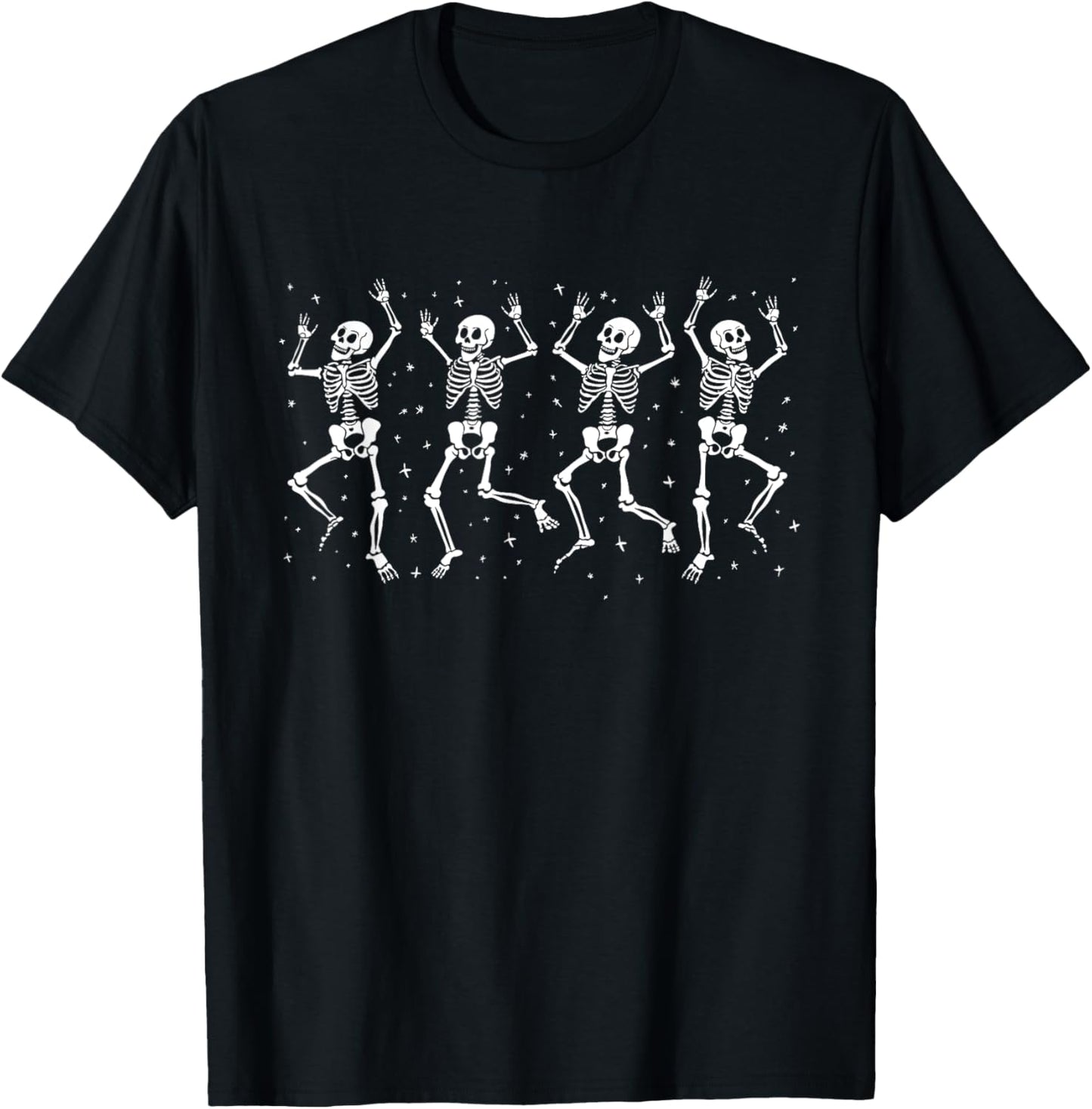 Dancing Skeletons Dance Challenge Boys Girl Kids Halloween T-Shirt - T-Shirt | Black