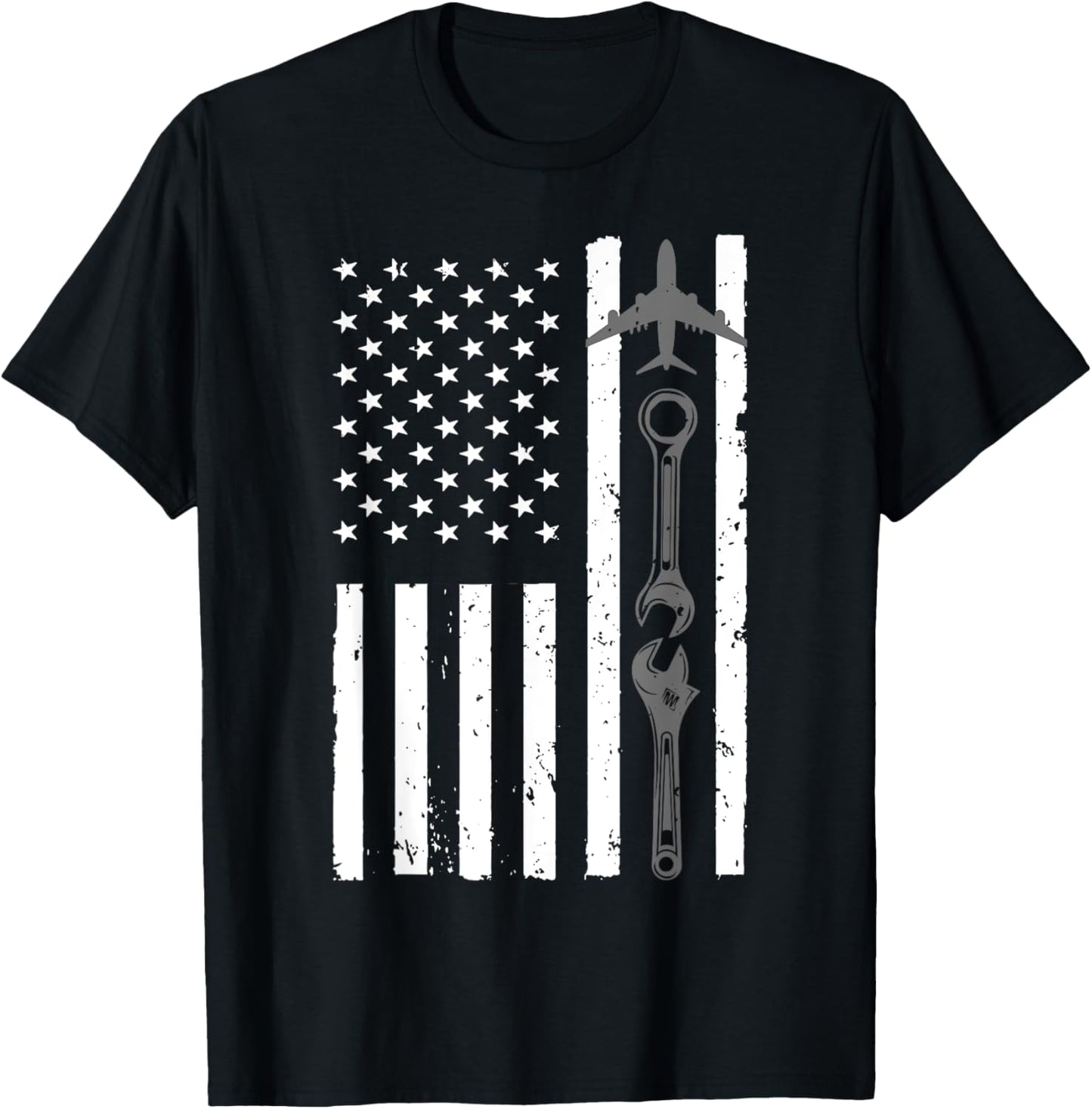 Cool Aircraft Mechanic Art Women Aircraft Technician T-Shirt - T-Shirt | Black