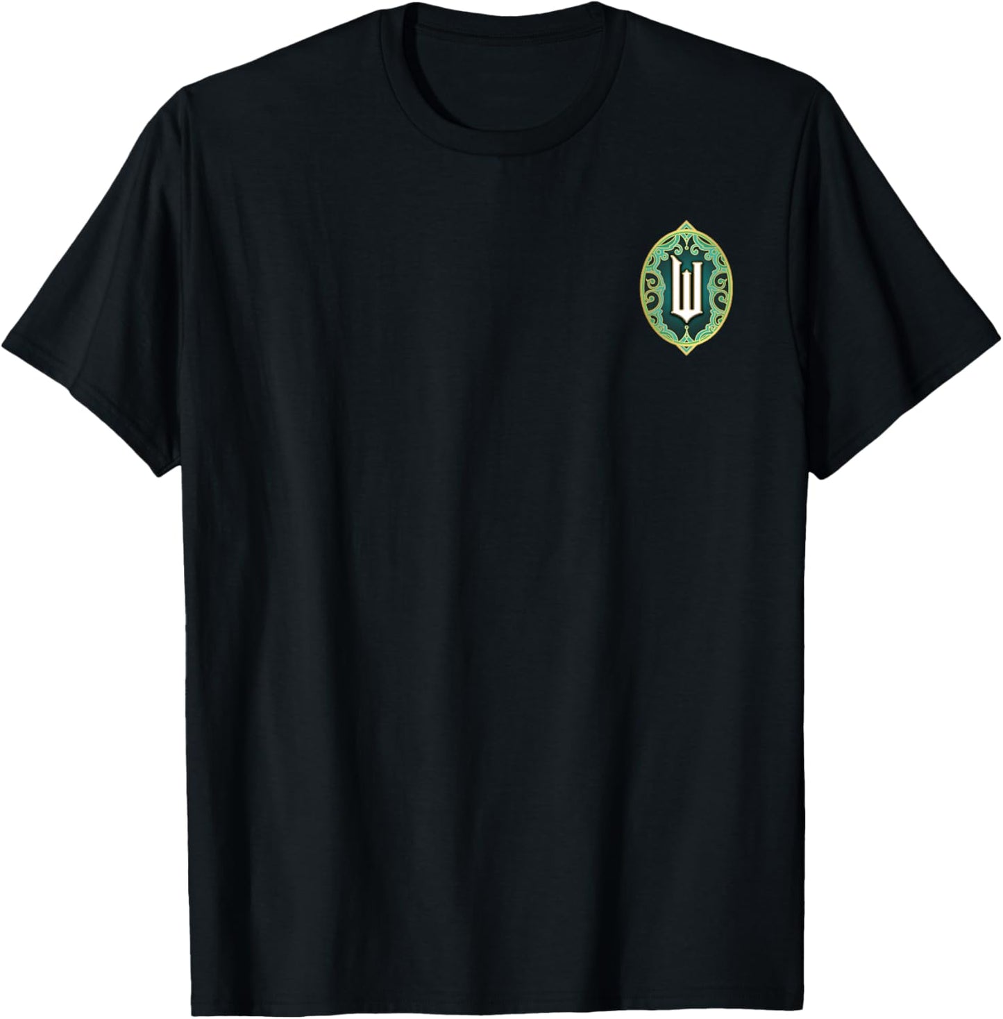 Wicked Off to Meet The Wizard Emerald City Front & Back T-Shirt - T-Shirt | Black
