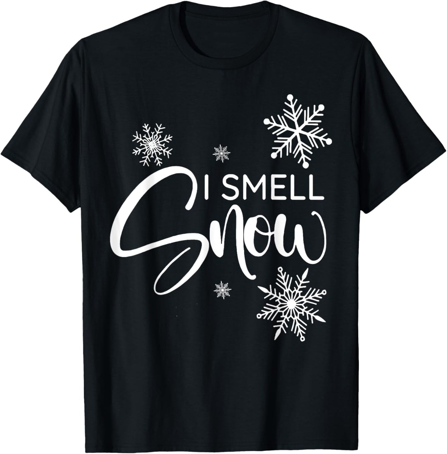 I Smell Snow T-Shirt - T-Shirt | Black