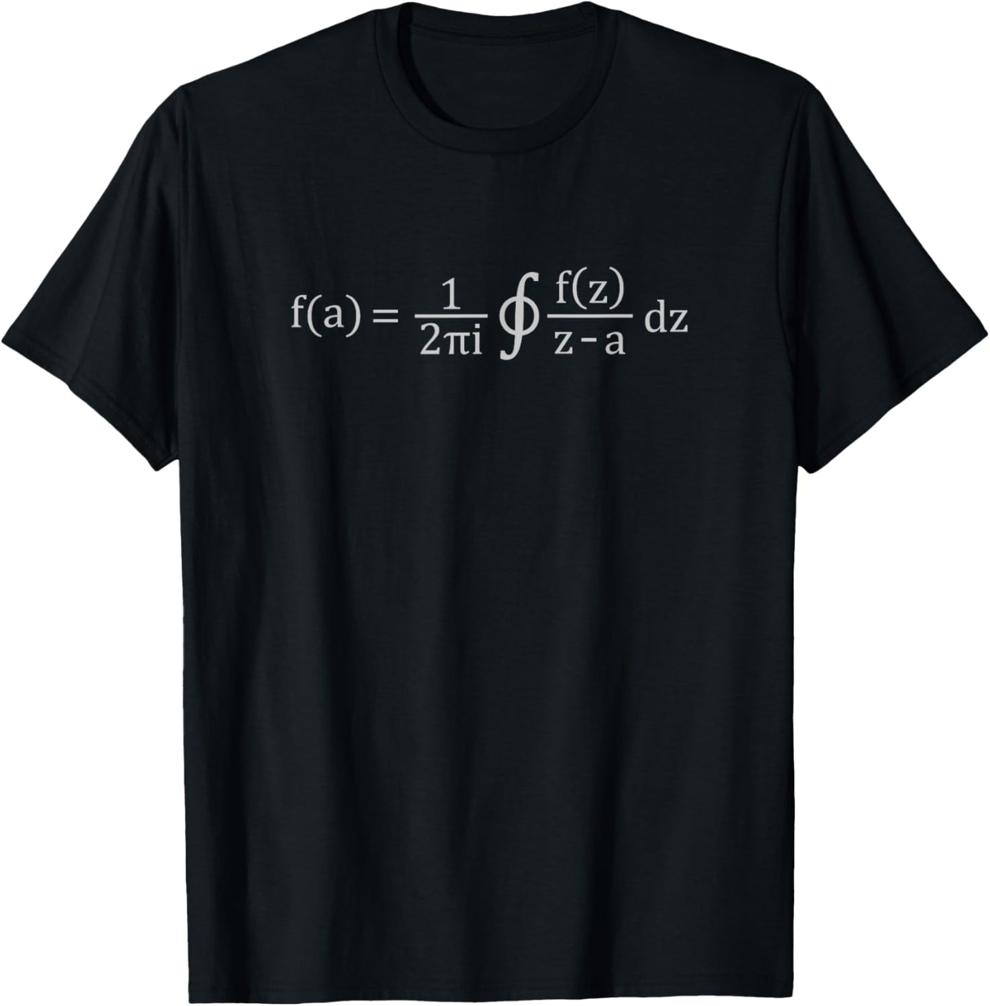 Cauchy's Integral Formula | Nerdy Science Complex Analysis T-Shirt - T-Shirt | Black