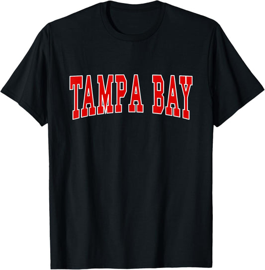 TAMPA BAY - Throwback Design - Classic T-Shirt - T-Shirt | Black