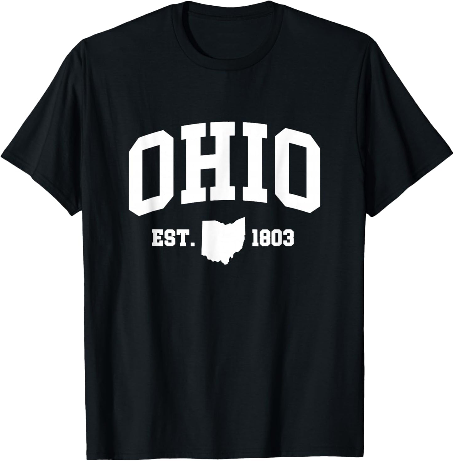 Ohio - Est. 1803 - Throwback Classic T-Shirt - T-Shirt | Black