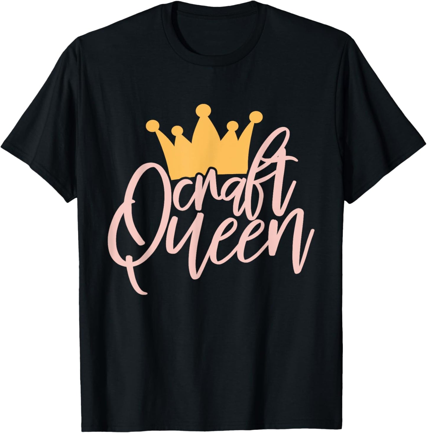 Craft Queen / Love Crafting / Crafter Art Crafty Scrapbook T-Shirt - T-Shirt | Black