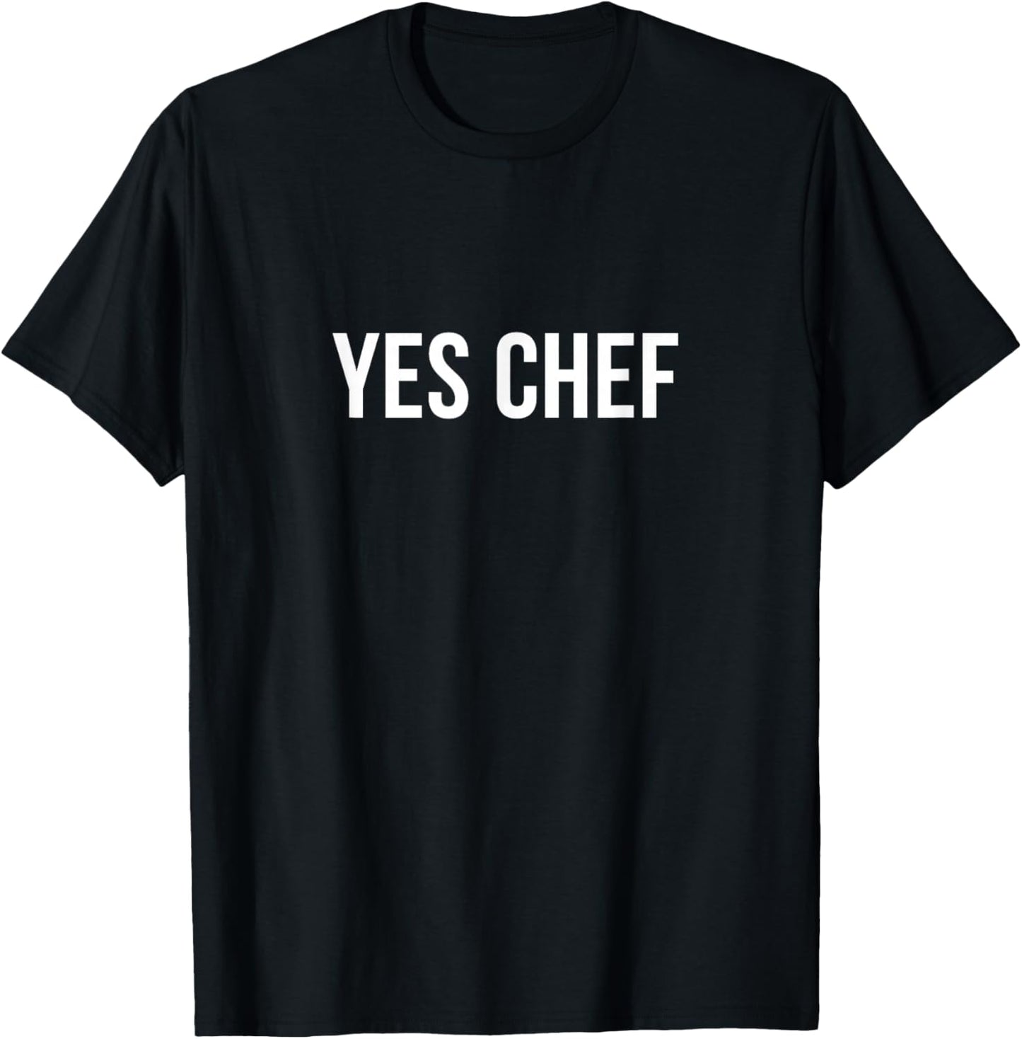 Yes Chef T-Shirt - T-Shirt | Black