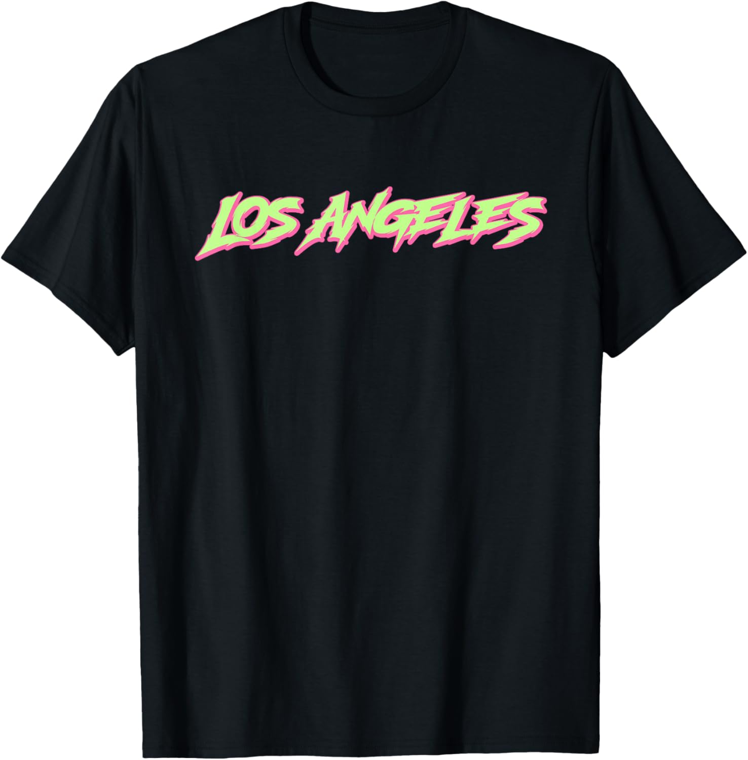 90s Retro Los Angeles Souvenir T-Shirt - T-Shirt | Black