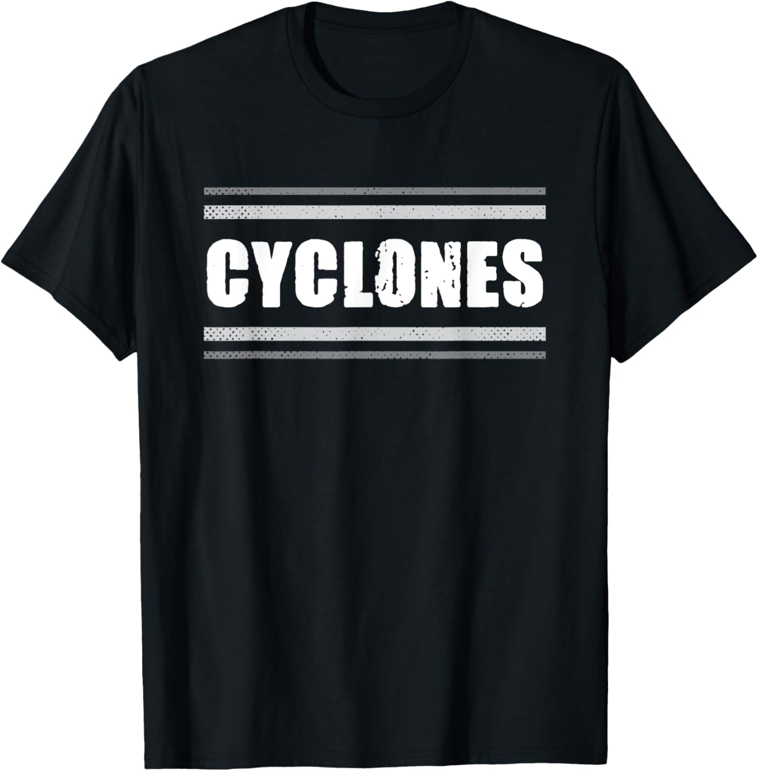 Cyclones Chester Vintage Stripes HS T-Shirt - T-Shirt | Black