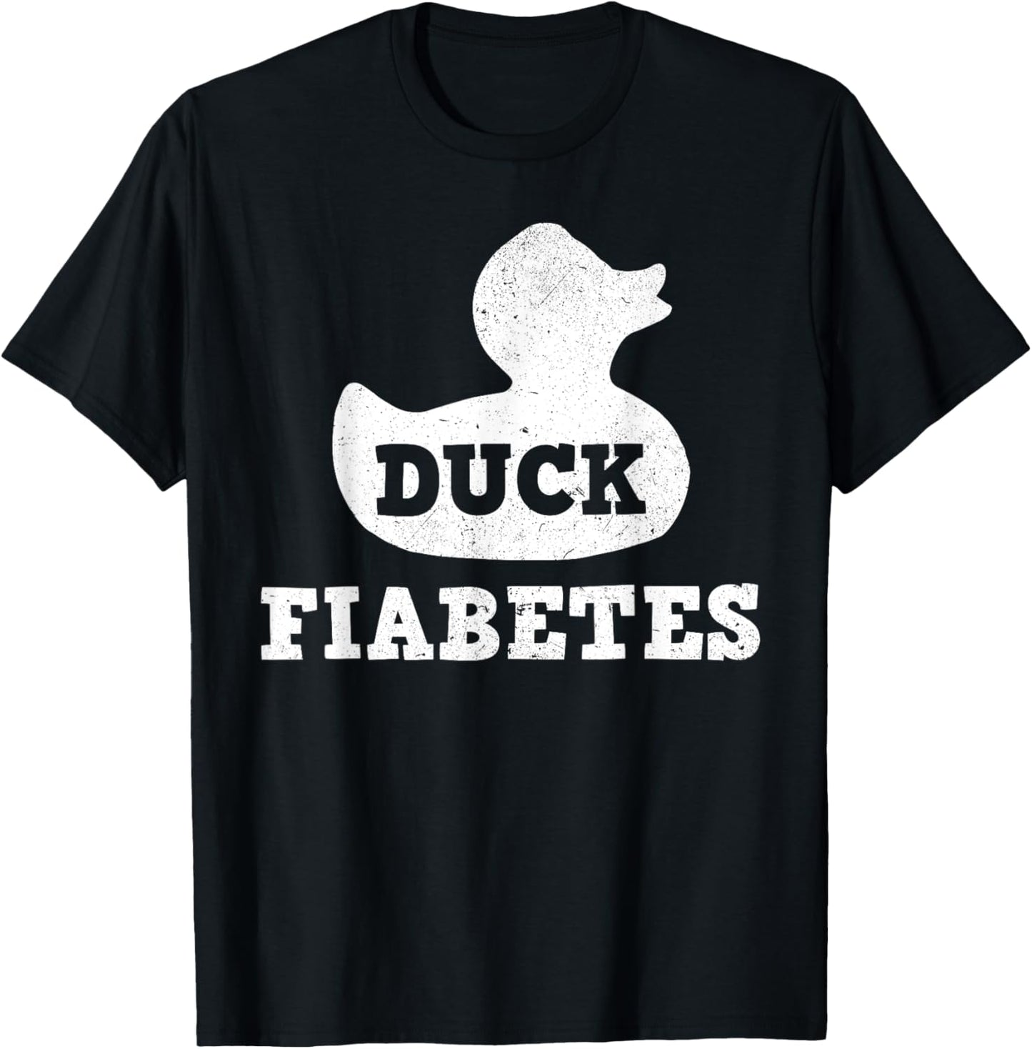 Duck Fiabetes Diabetes Awareness Month Insulin Pancreas T-Shirt - T-Shirt | Black