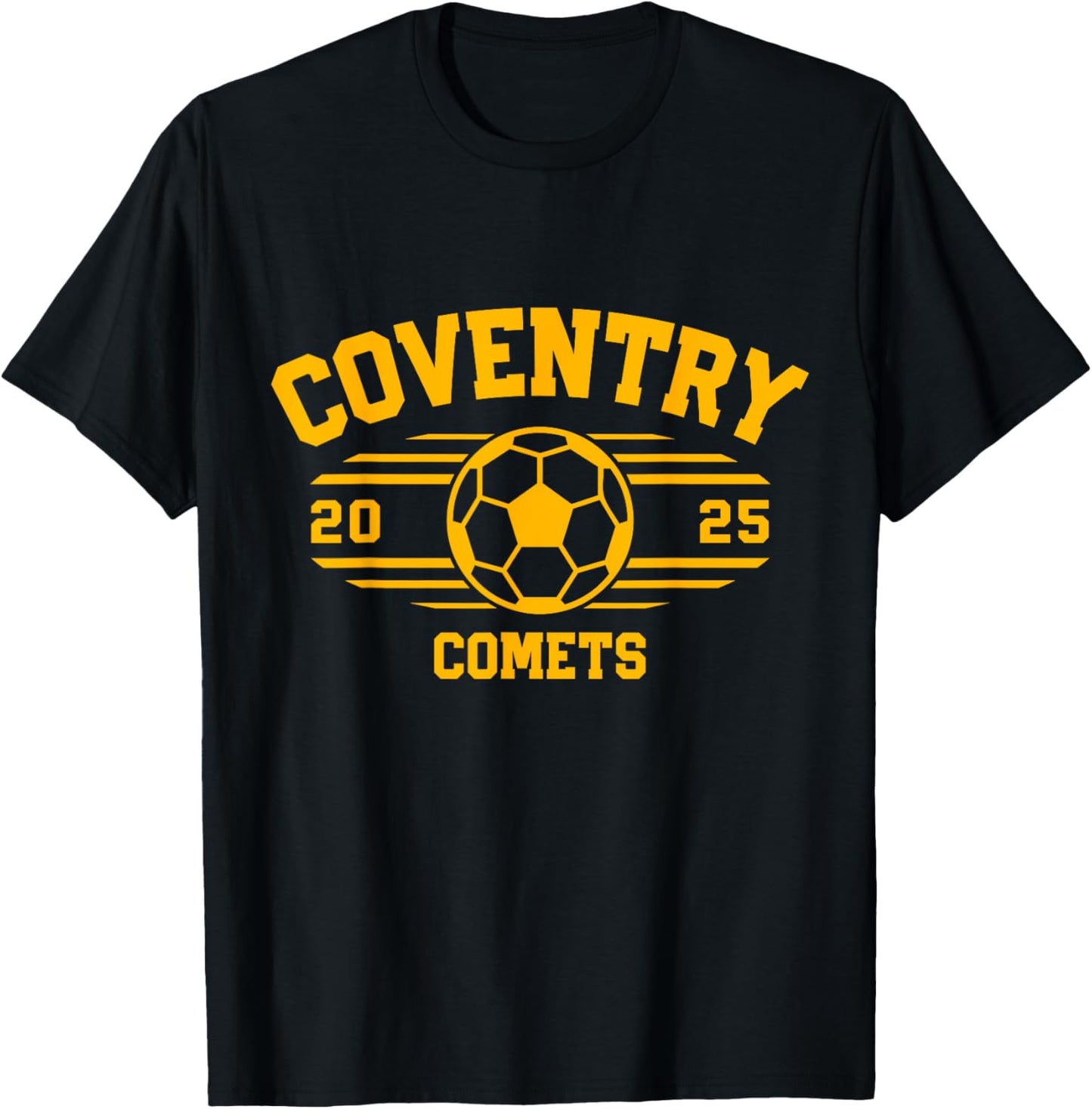Coventry Comets Soccer Ball 2025 HS T-Shirt - T-Shirt | Black