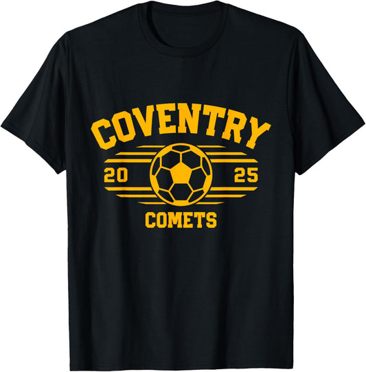 Coventry Comets Soccer Ball 2025 HS T-Shirt - T-Shirt | Black
