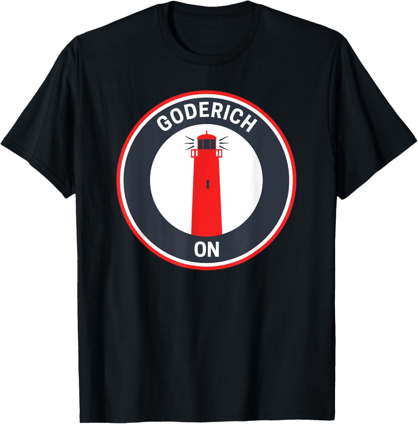 Vintage Goderich Ontario T-Shirt - T-Shirt | Black
