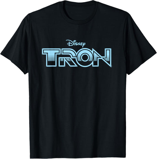 Disney TRON Official 1982 Original Movie Logo T-Shirt - T-Shirt | Black