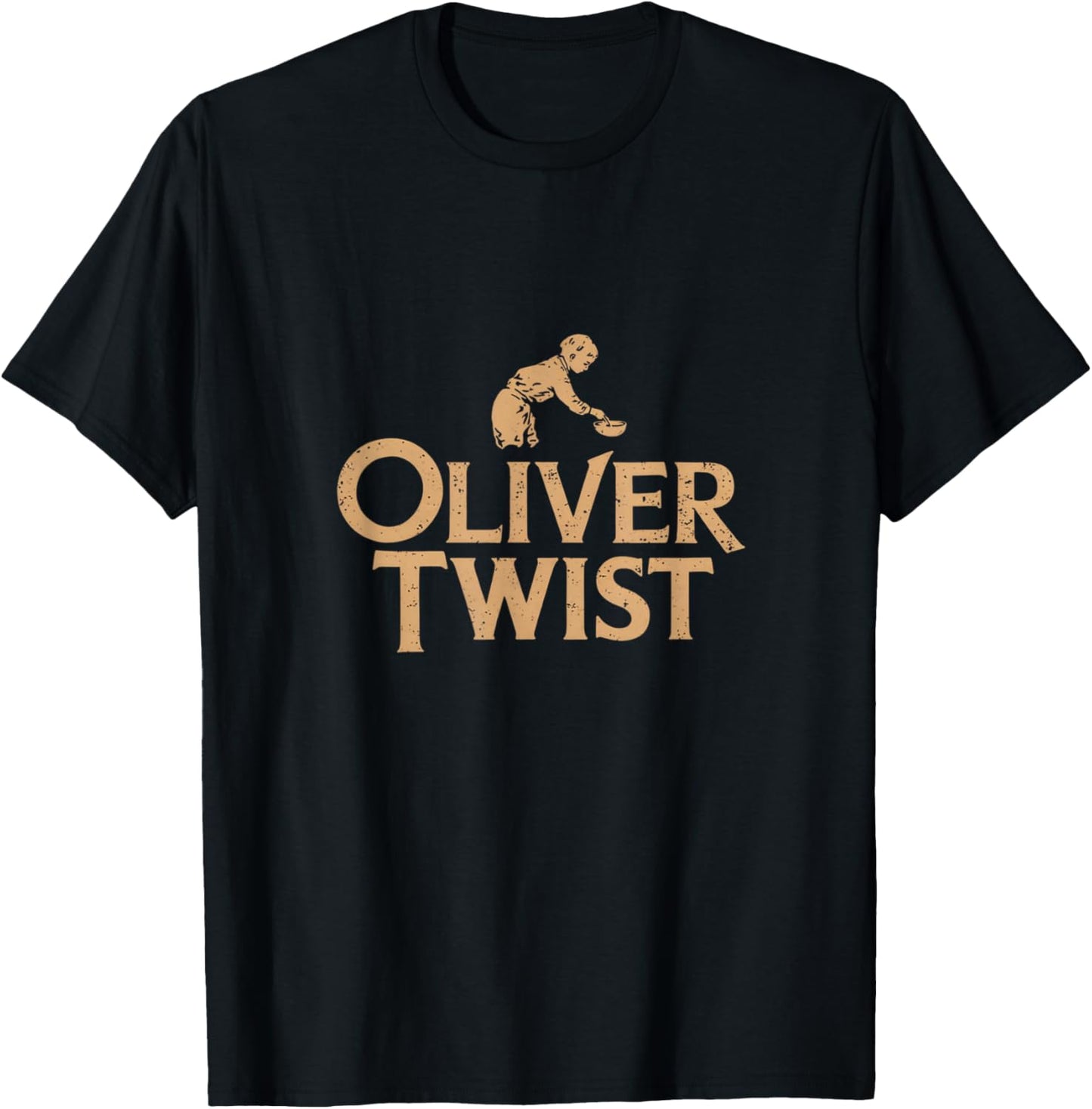 Oliver Classic Novel Vintage Musical Theatre Broadway T-Shirt - T-Shirt | Black