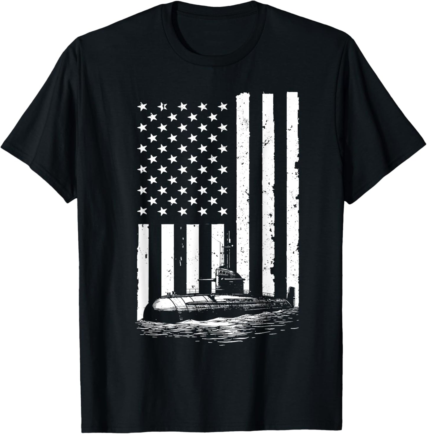 Funny Submarine Design Submariner Submarine Veteran T-Shirt - T-Shirt | Black