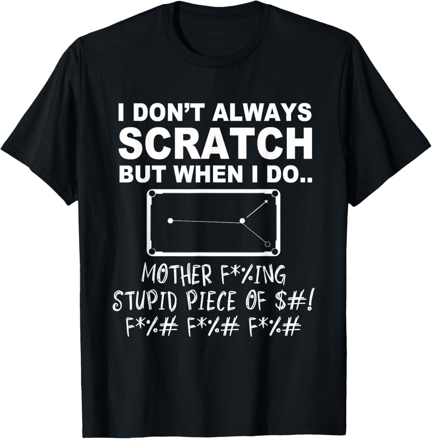 Pool Funny Billiards T-Shirt - T-Shirt | Black