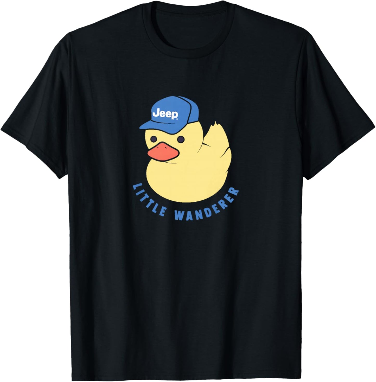 Kids Jeep Duck Little Wanderer - Officially Licensed T-Shirt - T-Shirt | Black