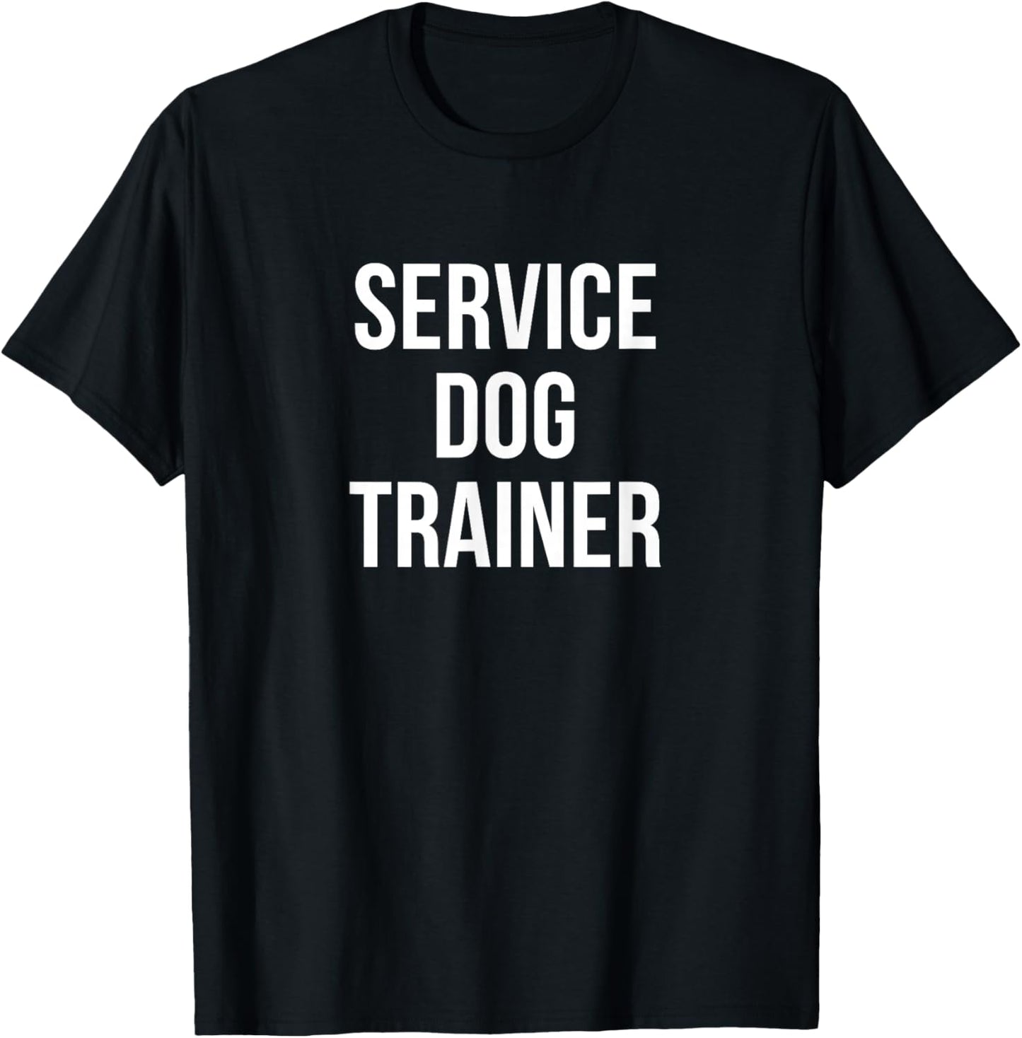 Service Dog Trainer T-Shirt - T-Shirt | Black