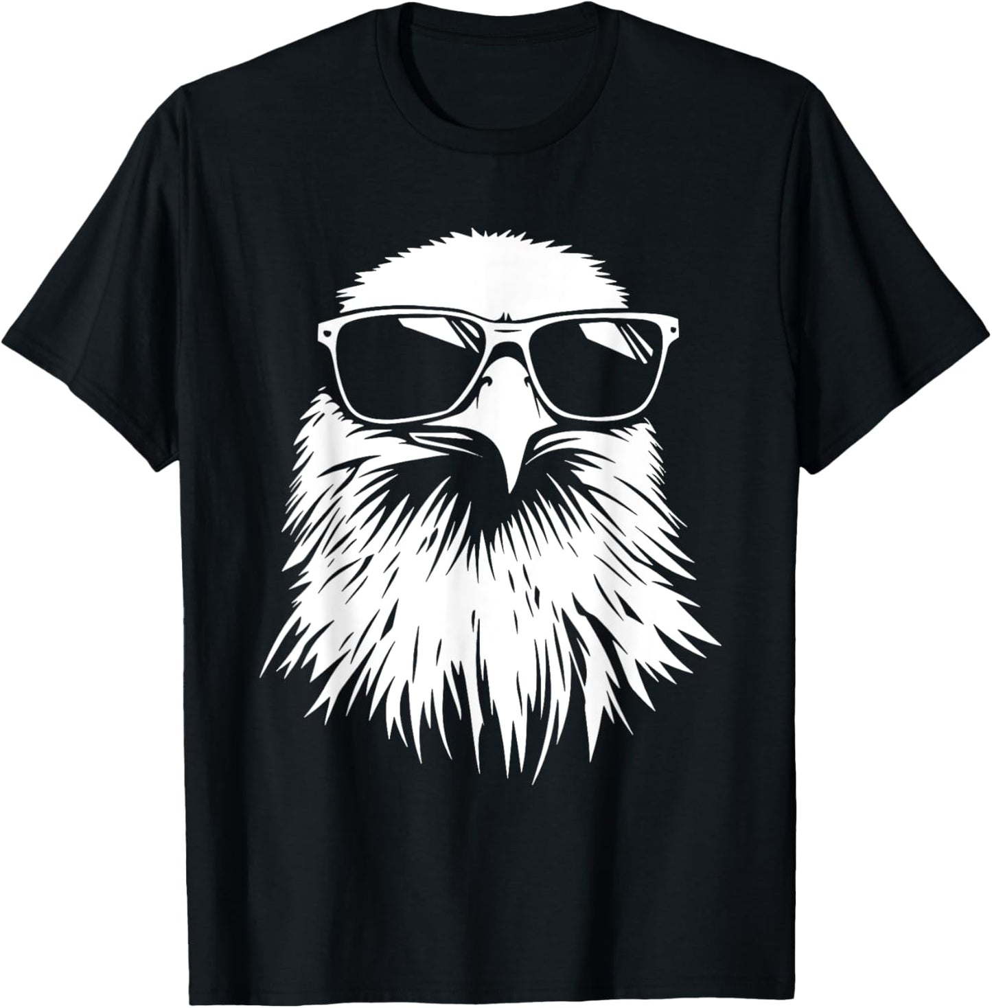 Vintage Eagle Graphic T-Shirt - T-Shirt | Black