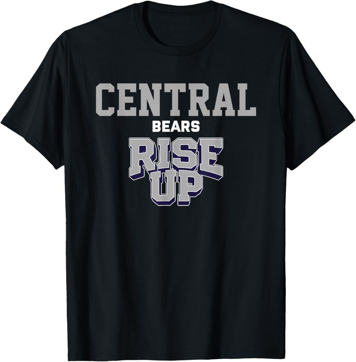 Central Bears Rise Up HS T-Shirt - T-Shirt | Black