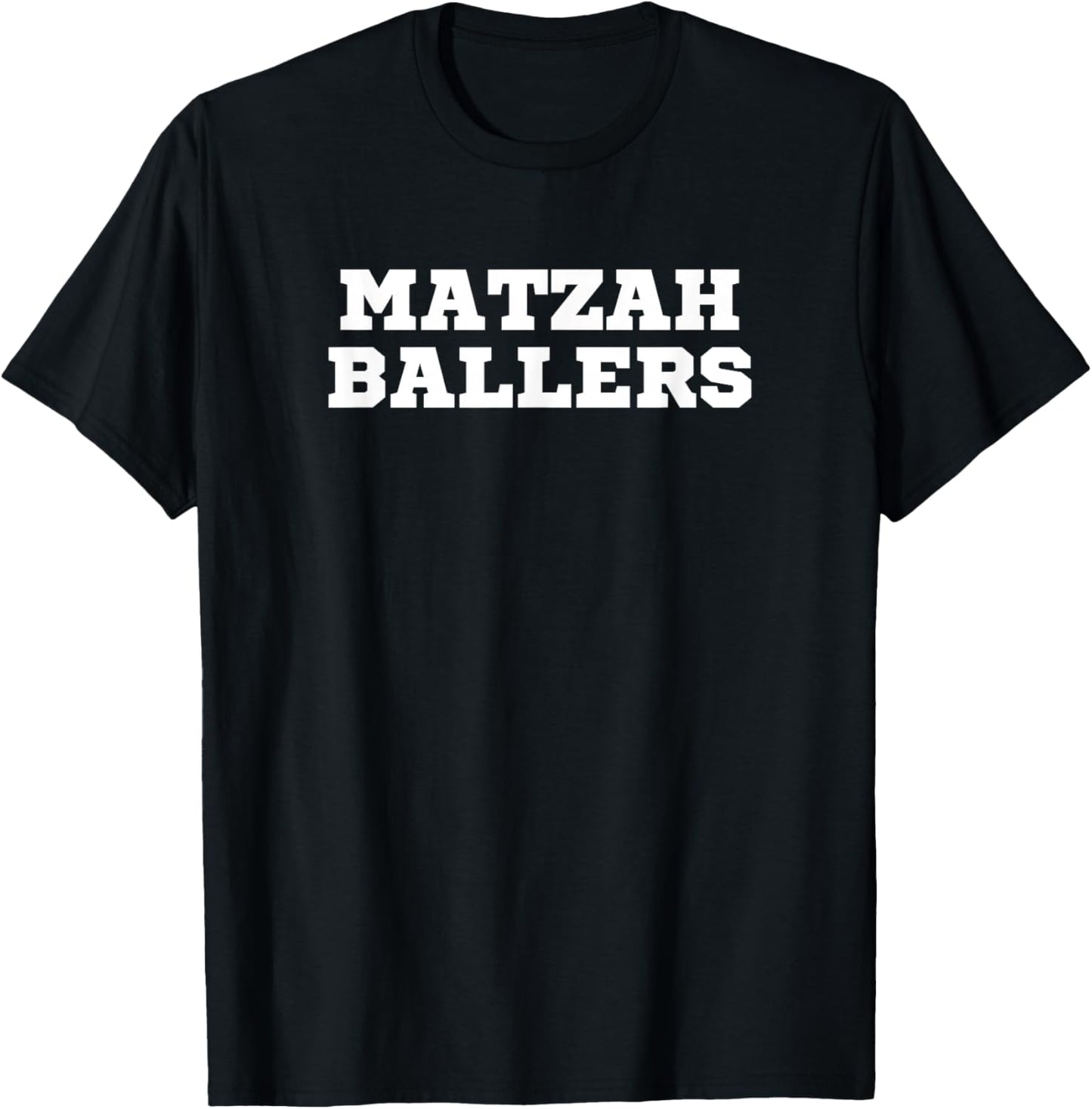 Matzah Baller Funny Jewish Matzo Ball Basketball Team T-Shirt - T-Shirt | Black