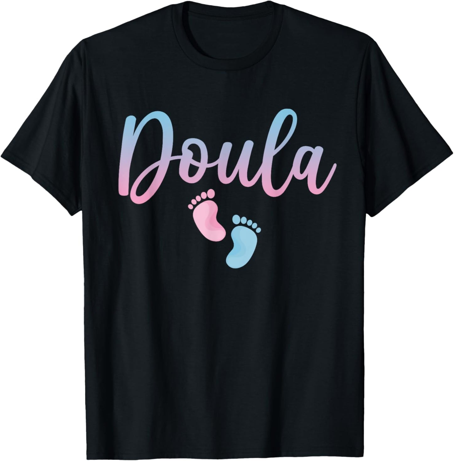 Cute Doula Art Girls Birth Worker Nursing Doula T-Shirt - T-Shirt | Black