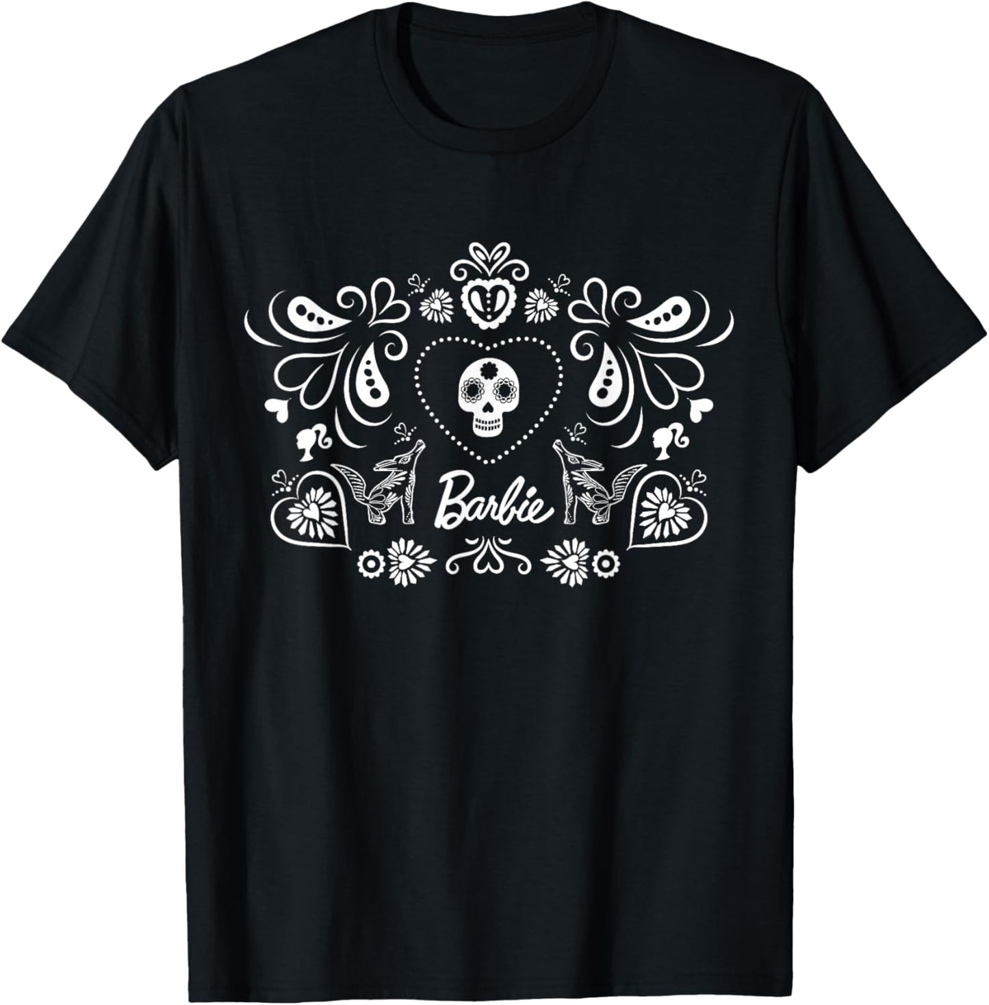 Barbie Día De Muertos T-Shirt - T-Shirt | Black