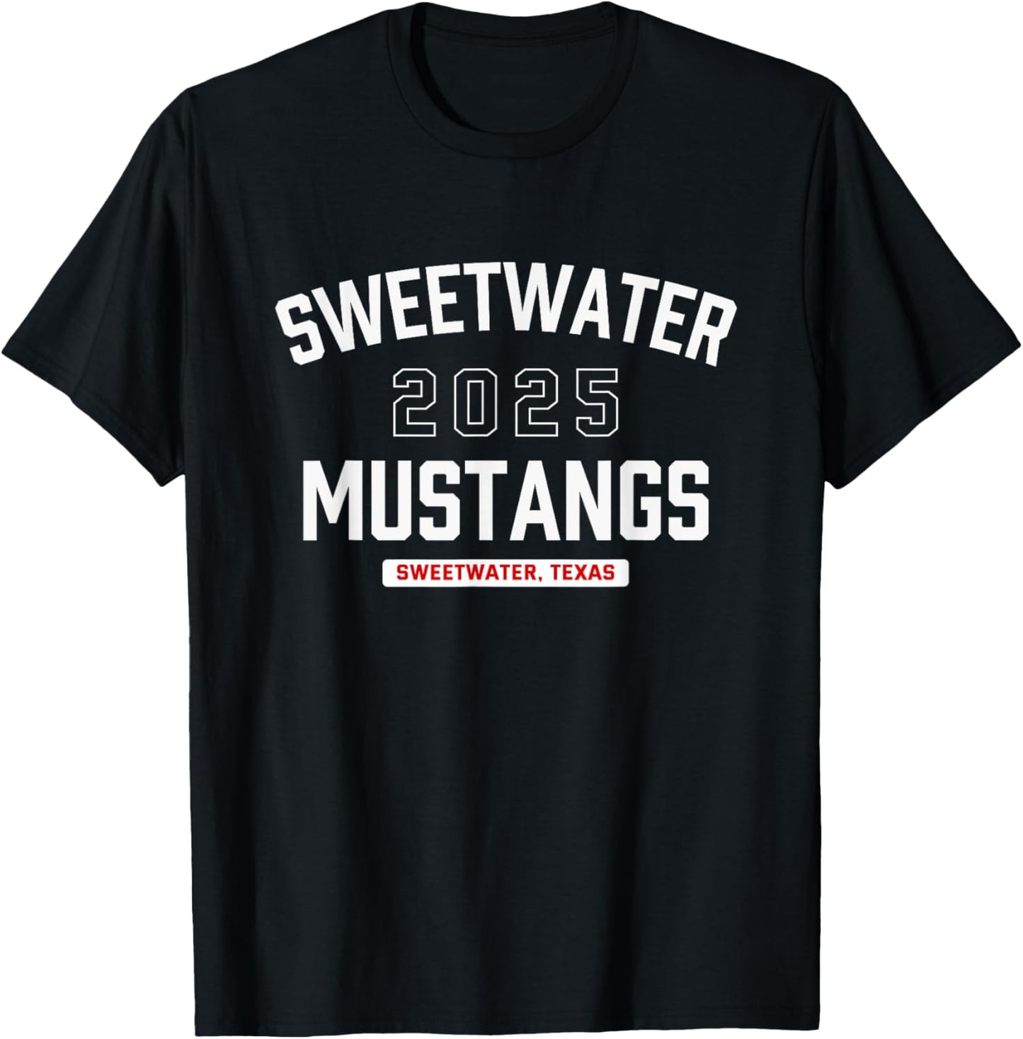 Sweetwater Mustangs Sweetwater, Texas 2025 T-Shirt - T-Shirt | Black