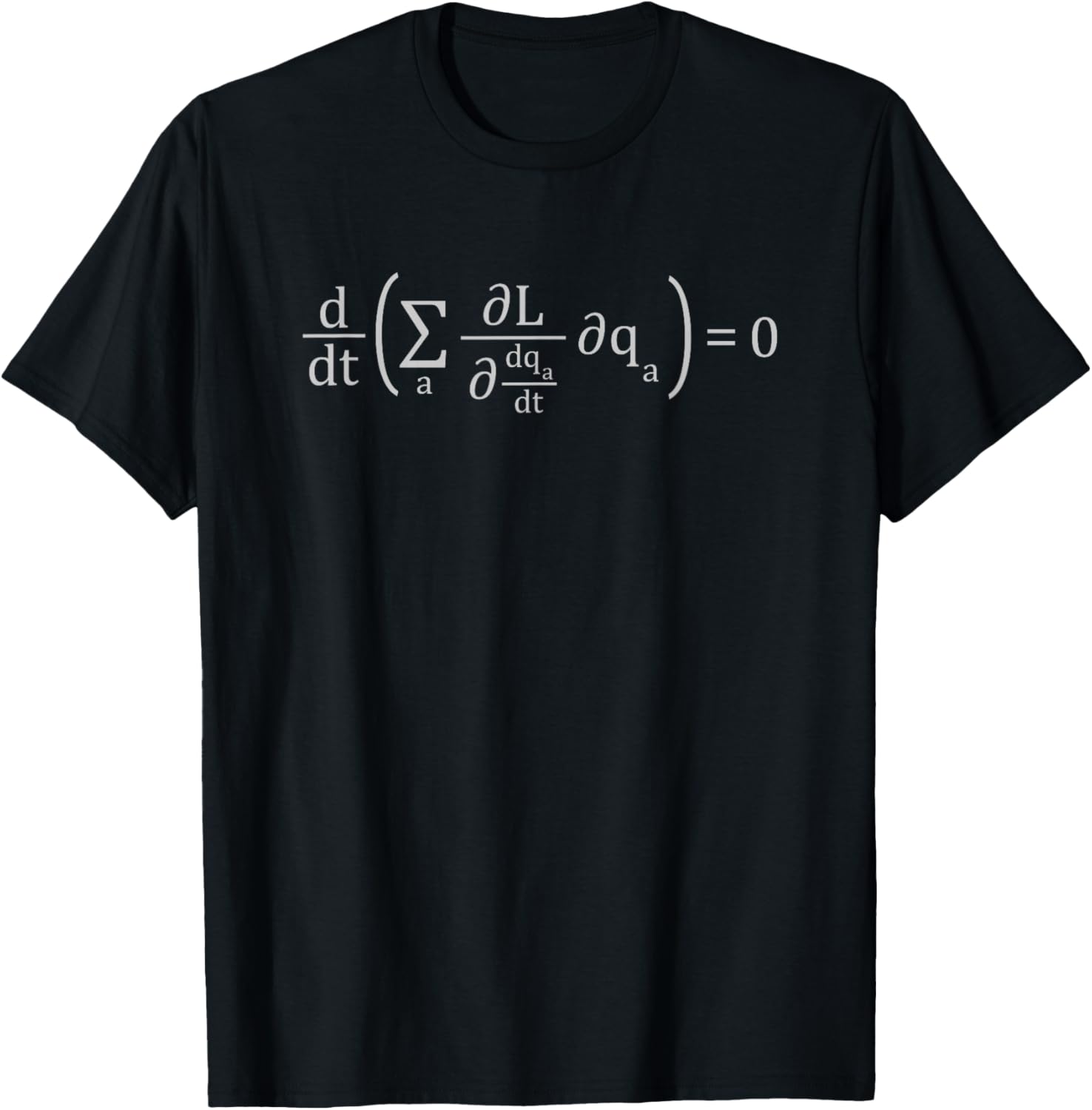 Noether Theorem | Nerdy Science Physics Maths T-Shirt - T-Shirt | Black