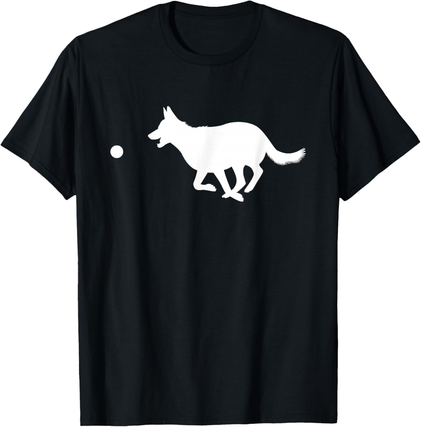 White Shepherd Dog Breed White German Shepherd T-Shirt - T-Shirt | Black