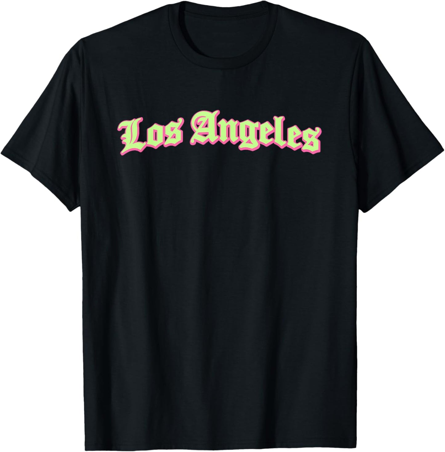 90s Retro Los Angeles Souvenir Men Women Kids Vintage LA T-Shirt - T-Shirt | Black