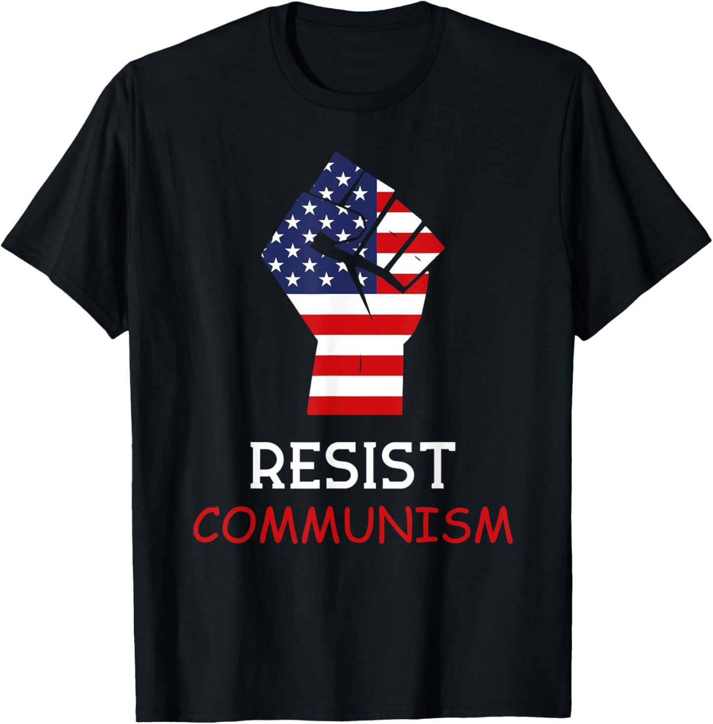 Resist Communism T-Shirt - T-Shirt | Black