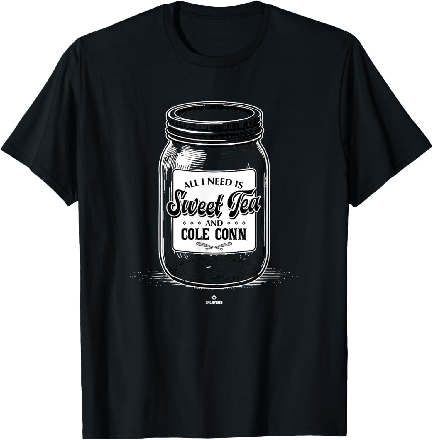 Sweet Tea and Cole Conn Prospect Baseball Fan Gear T-Shirt - T-Shirt | Black
