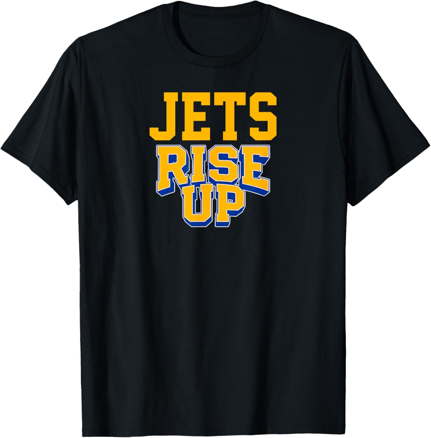 East Meadow Jets Rise Up HS T-Shirt - T-Shirt | Black