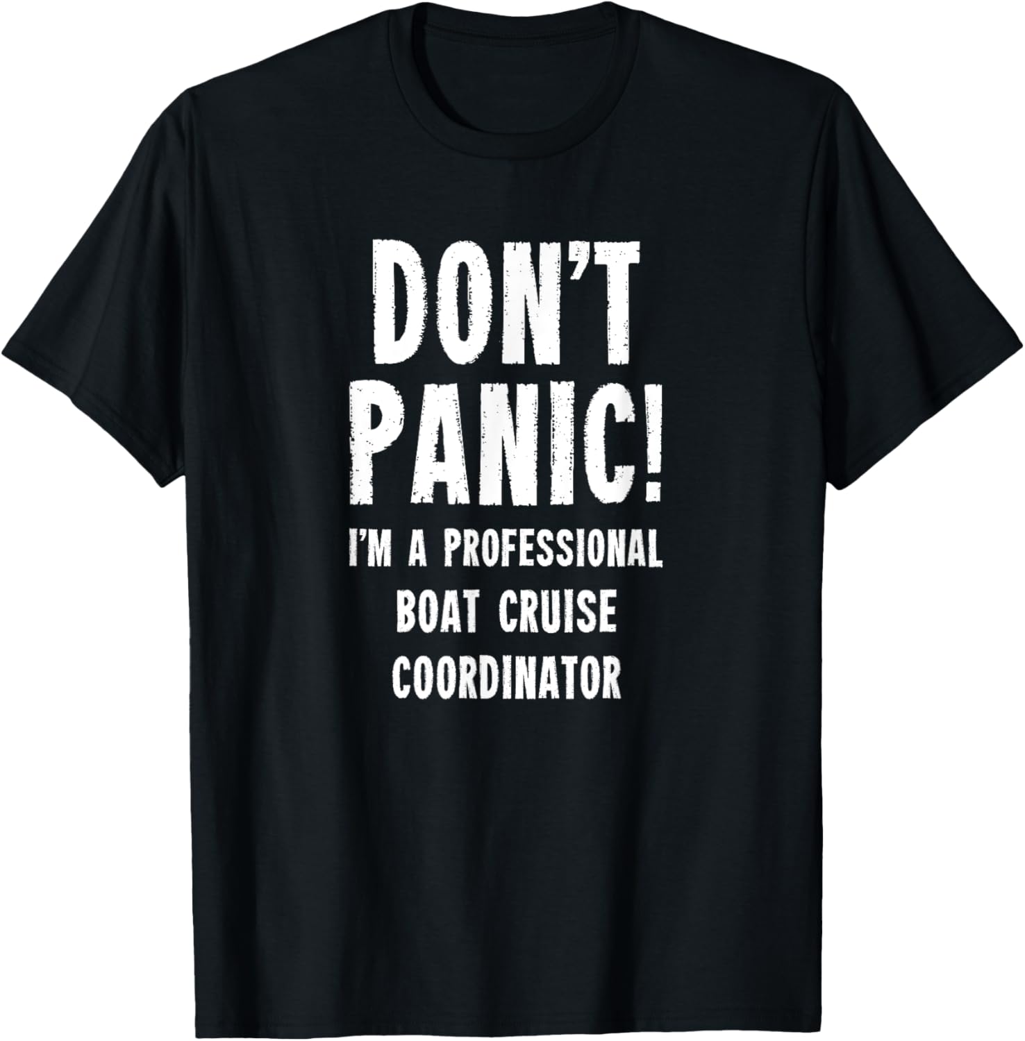 Boat Cruise Coordinator T-Shirt - T-Shirt | Black