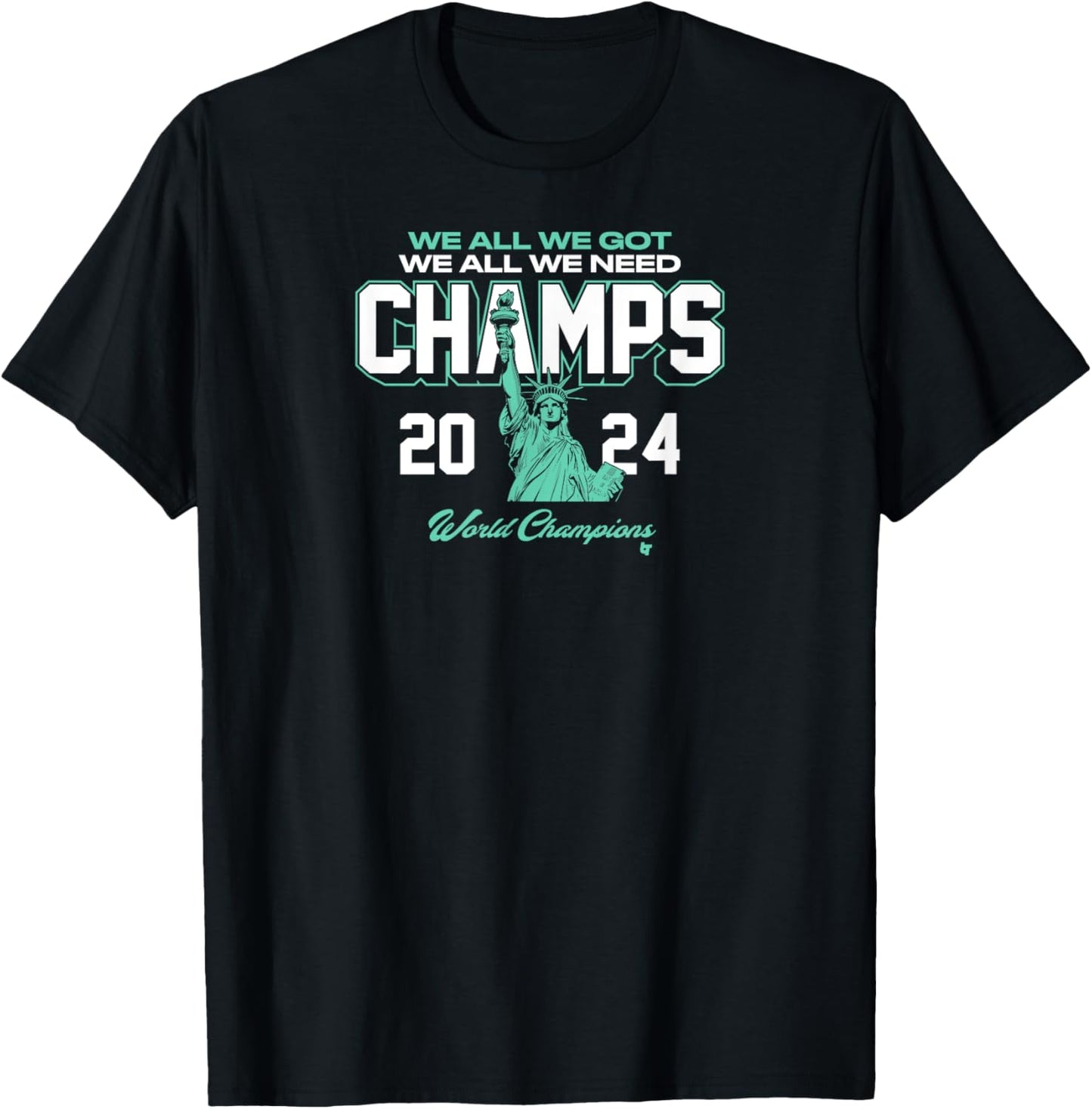 2024 Champs - New York Basketball T-Shirt - T-Shirt | Black