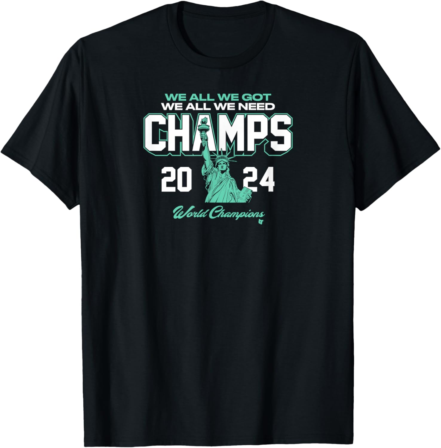 2024 Champs - New York Basketball T-Shirt - T-Shirt | Black